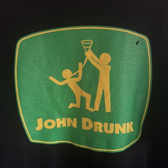 Vintage John Deere John Drunk T-Shirt / Medium - Picture 4 of 5